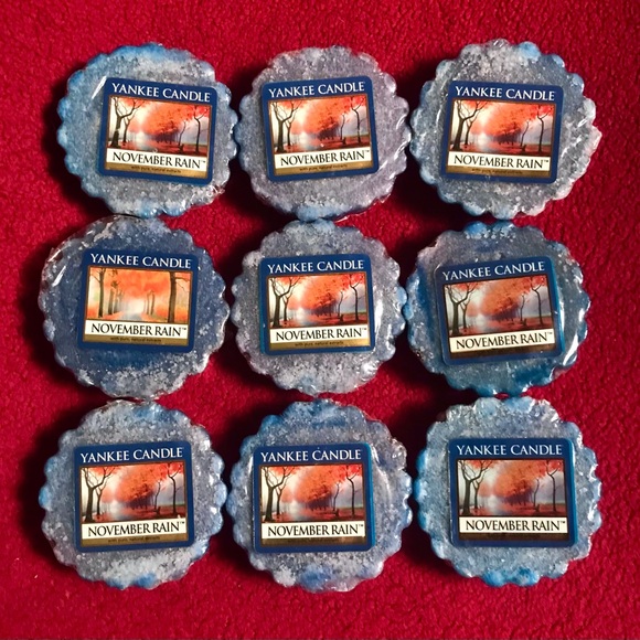 9- Blue November Rain Wax Tarts Yankee Candle RARE HTF - Picture 1 of 6